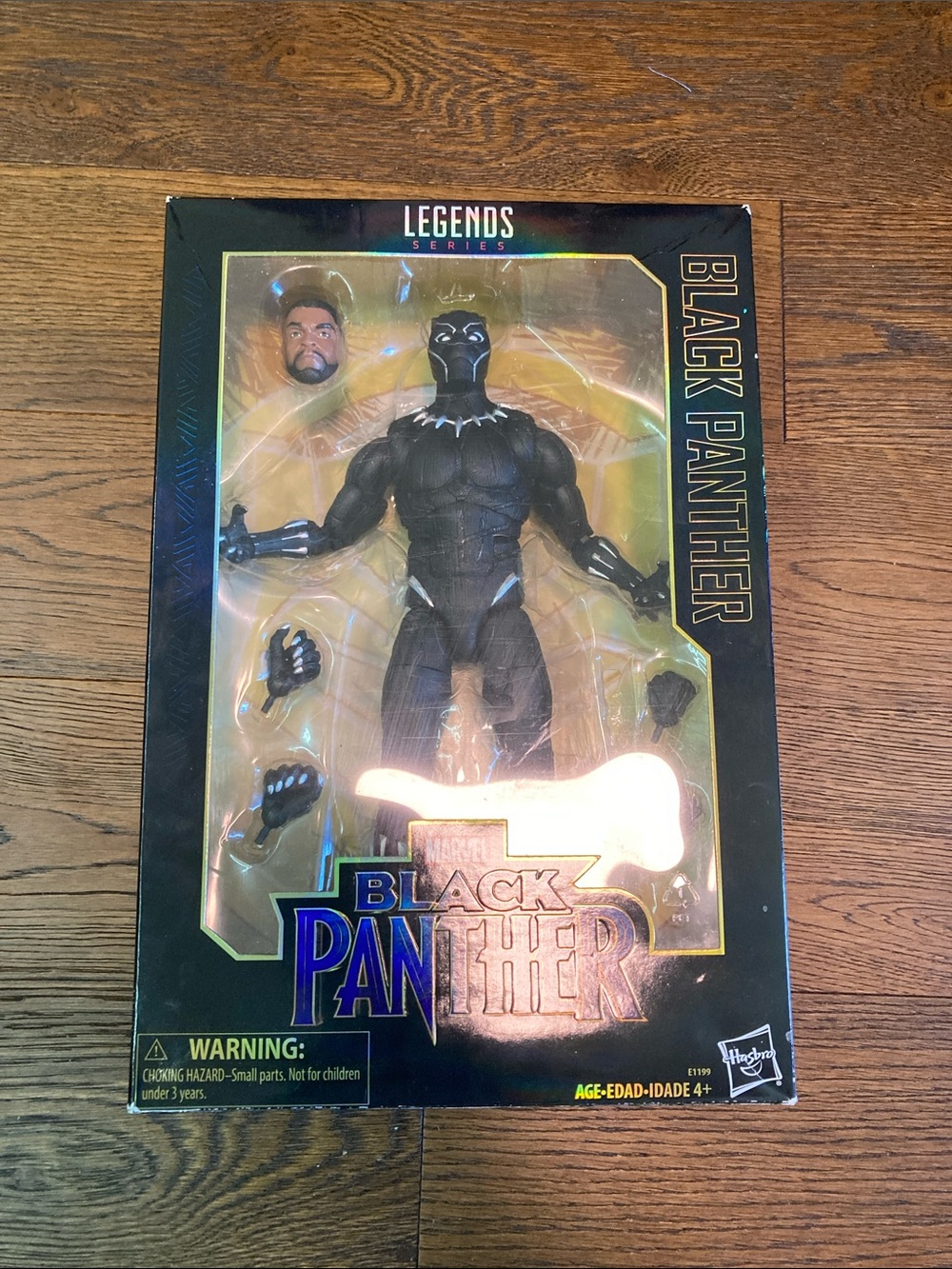 Marvel Legends Series Black Panther 12" Action Figure Hasbro 2017 open box